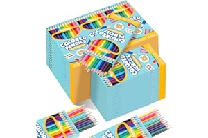 Toidgy 720 Count Colored Pencils for Kids, 60 Packs Colored Pencils Bulk 12 Colors, Pre-sharpened Color Pencil for Adults, Bulk School Supplies for Teachers, Back to School Supplies, Classroom Prizes