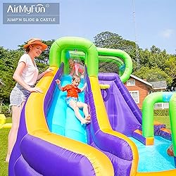 AirMyFun Inflatable Water Slide Bounce House with