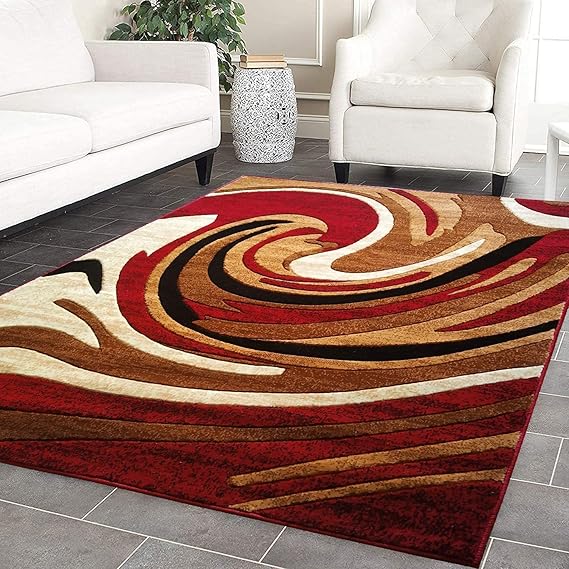 Buy Ruf Rugs Thick & Soft Hand Embossed Cutting Beautiful Carpets for