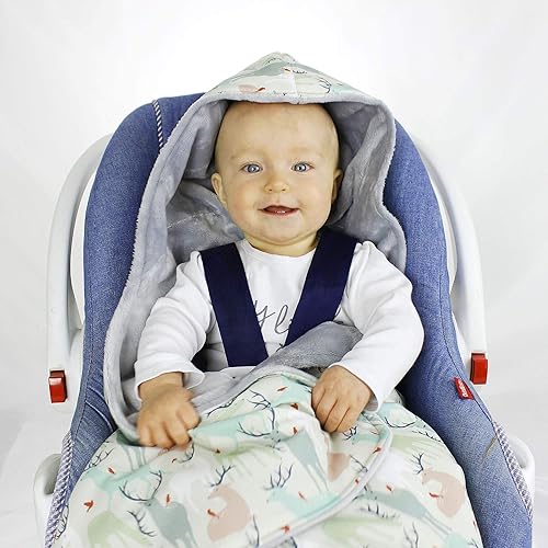 baby car seat swaddle blanket