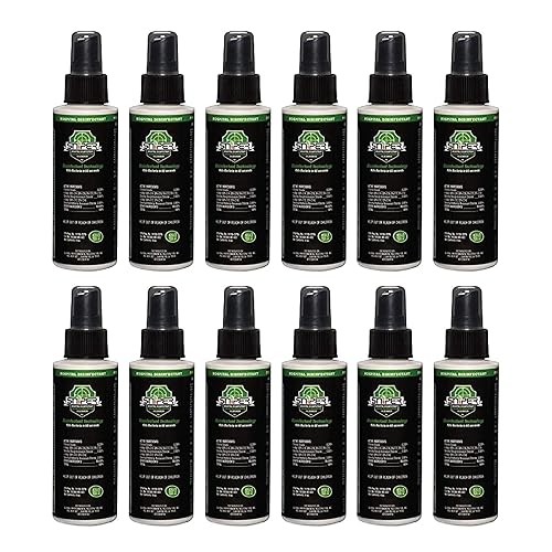 SNiPER Hospital Disinfectant, Odor Eliminator & All-Purpose Cleaner, Made in the USA, 4 Ounce Spray, 12-Pack