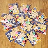 LARDUX Space Party Favors, 24PCS DIY Wooden Arts & Crafts Painting Kit for Kids, Glow in The Dark Party Favors Family Crafts Birthday Party Christmas Gifts Toys for Boys Girls