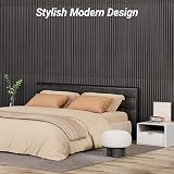 TONOR 4-Pack Acoustic Wood Veneer Wall Panels 47.2x23.6x0.74 inches view 7