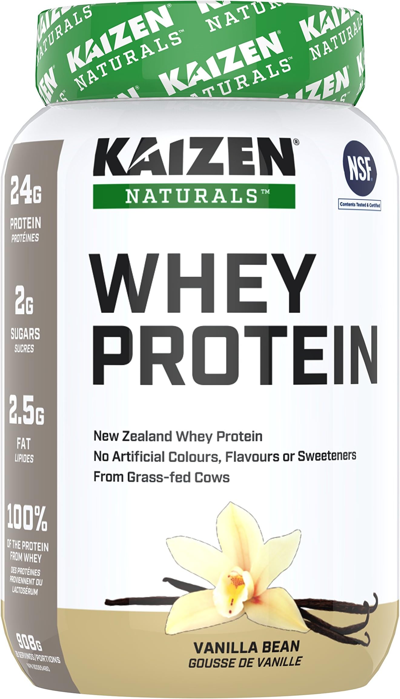 KAIZEN Van Whey Protein, 908 Gram