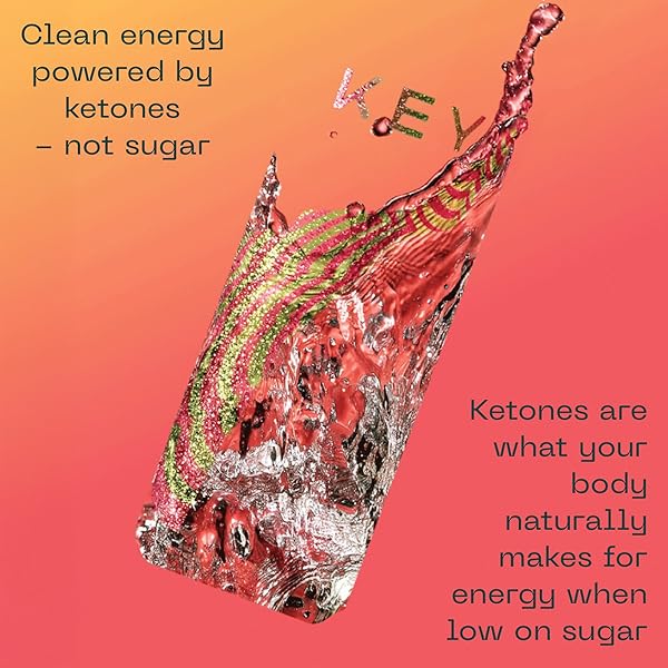 KEY KETONE ENERGY DRINK – SUGAR FREE AND ALL NATURAL FROM KETONES FOR LONG LASTING ENERGY AND OPTIMAL GREEN TEA CAFFEINE AND L-THEANINE FOR MENTAL FOCUS TO PERFORM, VARIETY PACK (PACK OF 12)
