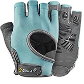 Glofit Workout Gloves for Women Men, Lightweight Weight Lifting Glove Breathable Fingerless Gym Gloves, Exercise, Fitness, Training, Cycling