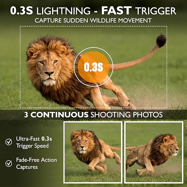 HAWKPRO DL-002 TRAIL CAMERA (NON-CELLULAR) – 60MP GAME CAMERA WITH NIGHT VISION MOTION ACTIVATED WATERPROOF IP-66, 0.3S TRIGGER TIME & 120° WIDE ANGLE – TRAIL CAM W/ 32GB CARD, USB CABLE & STRAP
