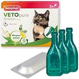 Beaphar VETOpure Flea Spot On for Cats 3 Pipettes Plant-Based Protection view 2