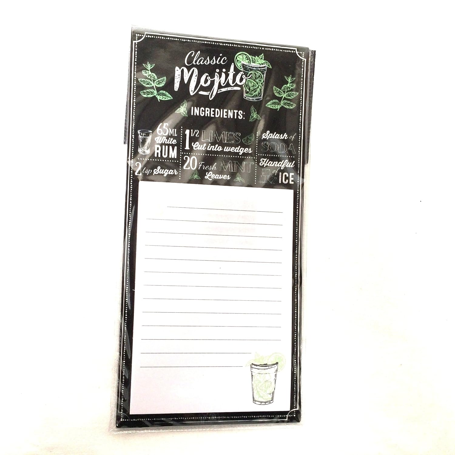 Pizarra magnética Memo Pad Bloc de notas, imán para nevera, lista ...