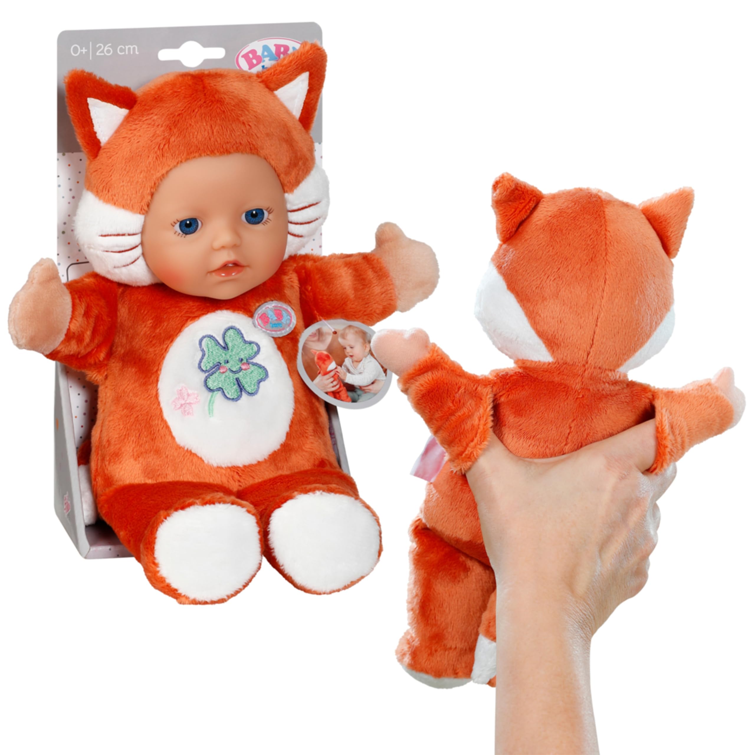 BABY Born For Babies 26cm Funny Fox- Suitable from birth
