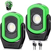 CARELITE Magnetic Work Light – 780 Lumen Compact Pocket Light, Rechargeable 3000mAh, 360° Pivot, Durable & Portable for Mecha