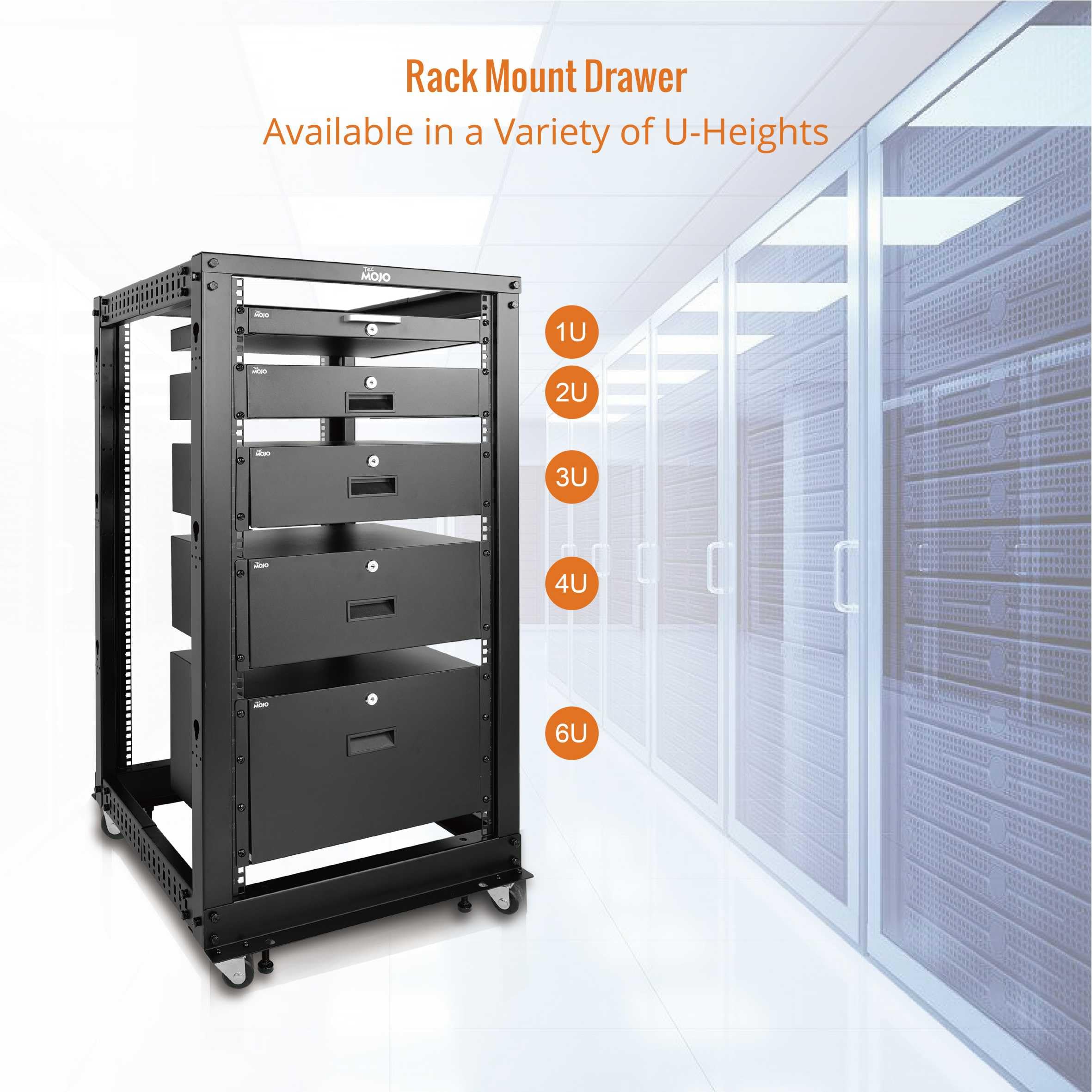 Mua Tecmojo 4U Rack Drawer,Rack Mount Drawer for 19in Network Equipment ...