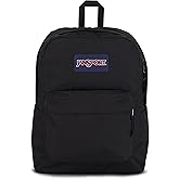 JanSport SuperBreak One Backpacks - Durable, Lightweight Bookbag with 1 Main Compartment, Front Utility Pocket with Built-in Organizer - Premium Backpack, Black
