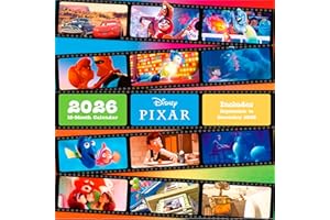 Pyramid - Disney Pixar (Collection) 2026 - Brochure Calendar 30 x 30 cm with Motifs from Toy Story, Cars, Nemo & The Incredibles - Wall Calendar for Disney & Pixar Fans