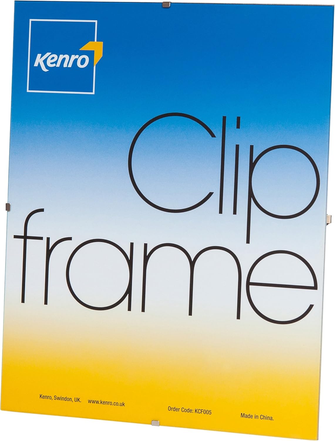 1 A4 Clip Frames for Picture Photo Document Certificate Frames with Perspex Safety Glass Fronts