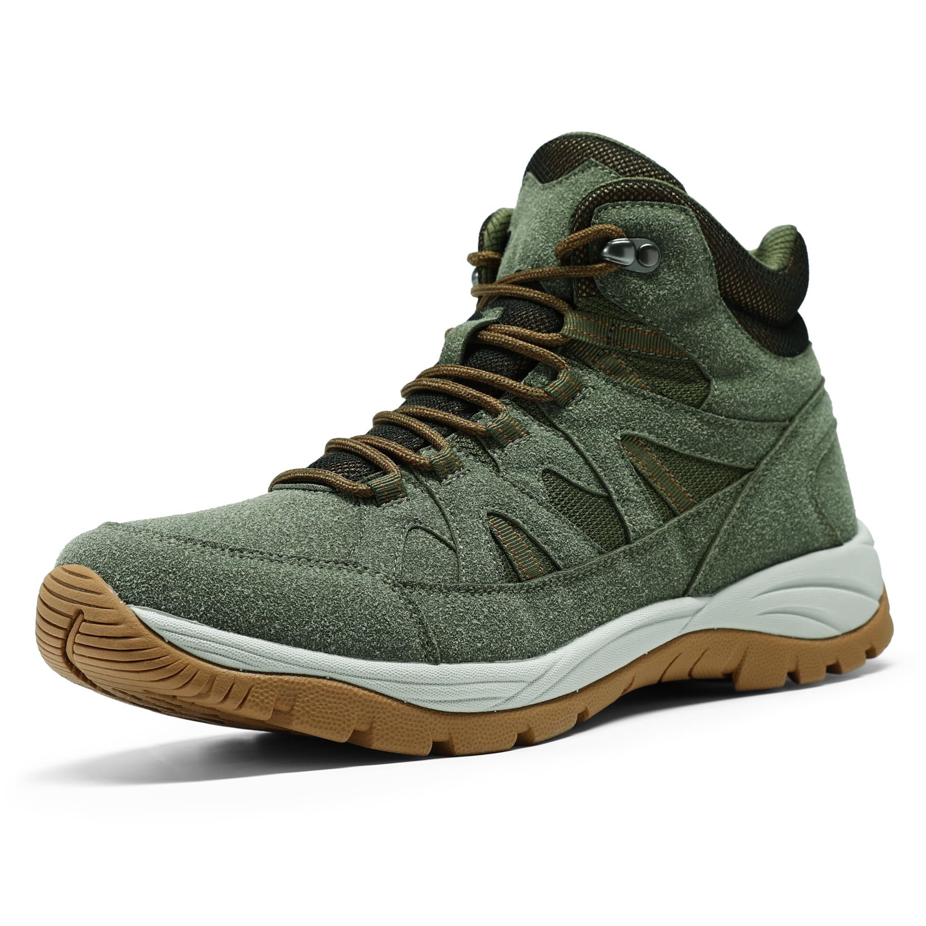YOUTHUP Herren Wanderschuhe Wasserdicht rutschfest Trekkingshuhe 4
