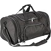 ZSearARMY Gym Duffel Bag for Men Sports Duffel Bag with Shoe Compartment (BLACK-Model A)