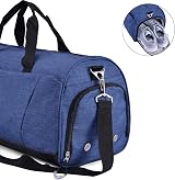 KASIBON Gym Bag with Shoes Compartment, Wet Pocket, Travel Duffle view 5