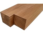 Barrington Hardwoods Walnut Lumber Turning Blank Squares - 3" x 3" (2 Pcs) (3" x 3" x 12")