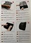 LIVEHITOP Cuscino Lombare Memory Foam - Nero, 34x31x12cm, Con Cinturino Regolabile - Foto 11