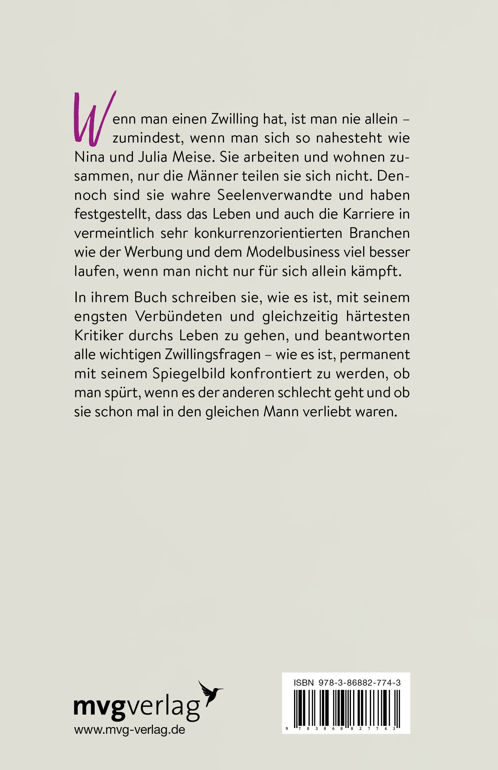 Zu Zweit Ist Man Weniger Alleine Von Seelenverwandtschaft Verwechslungsgefahr Und Grossen Zielen Amazon De Meise Julia Meise Nina Bucher