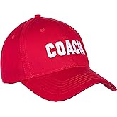 Coach | Carolina Blue Coaching Baseball Hat, Men Women Team Cap