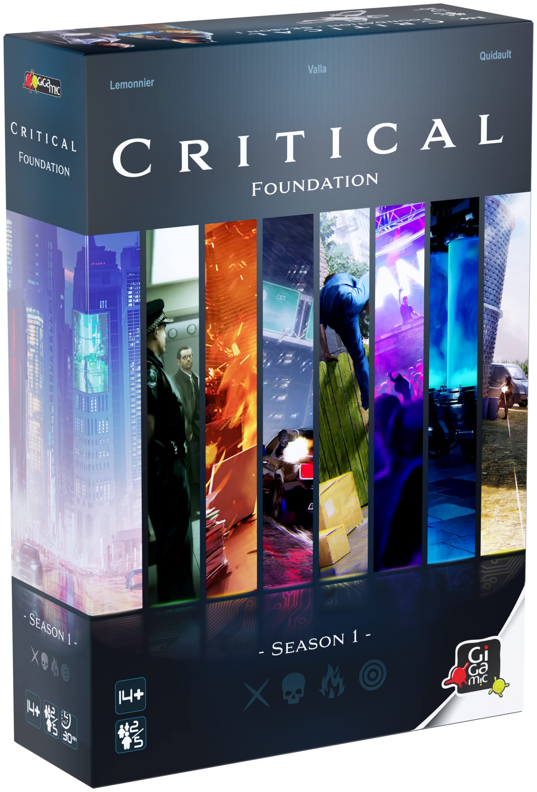 GIGAMIC Critical: Foundation (Season 1) | Role-Playing Game for Teens and Adults | Ages 14+ | 2 to 5 Players | 30 Minutes