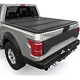 YITAMOTOR Low-Profile Hard Tri-Fold Truck Bed Tonneau Cover Compatible with Ford F-150 F150 2015-2026 and F-150 Lightning 2022-2026 with 5.5 ft Bed