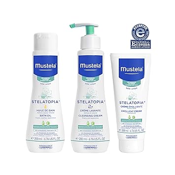 mustela bath oil for eczema