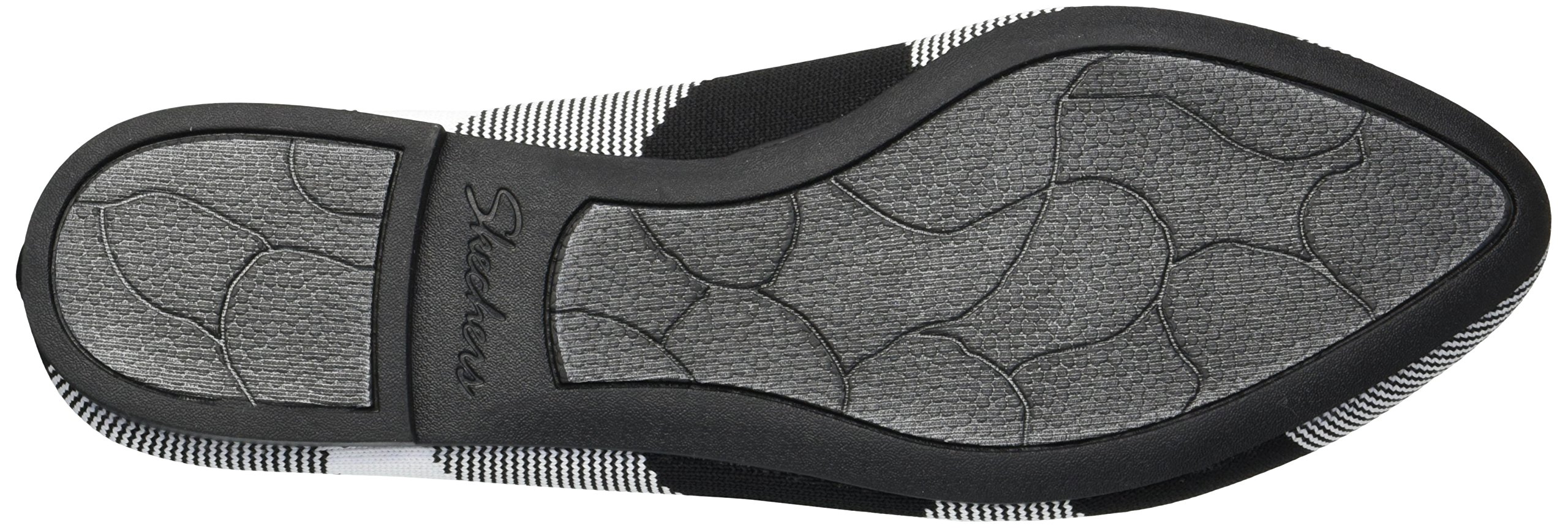 Skechers Women's Cleo-Sherlock-Engineered Knit Loafer Skimmer Ballet Flat - Image 4