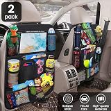 ACELIFE Car Organiser 2 Pack Back Seat Organizer with 10" Tablet Holder view 2