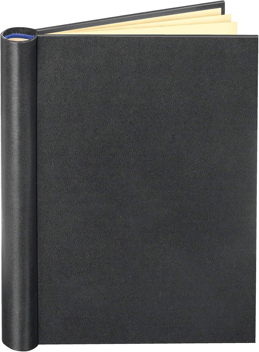 VELOFLEX 4954080 - Clamp Binder DIN A5 with Leather Grain Filling Height Max. 22 mm Black Pack of 1