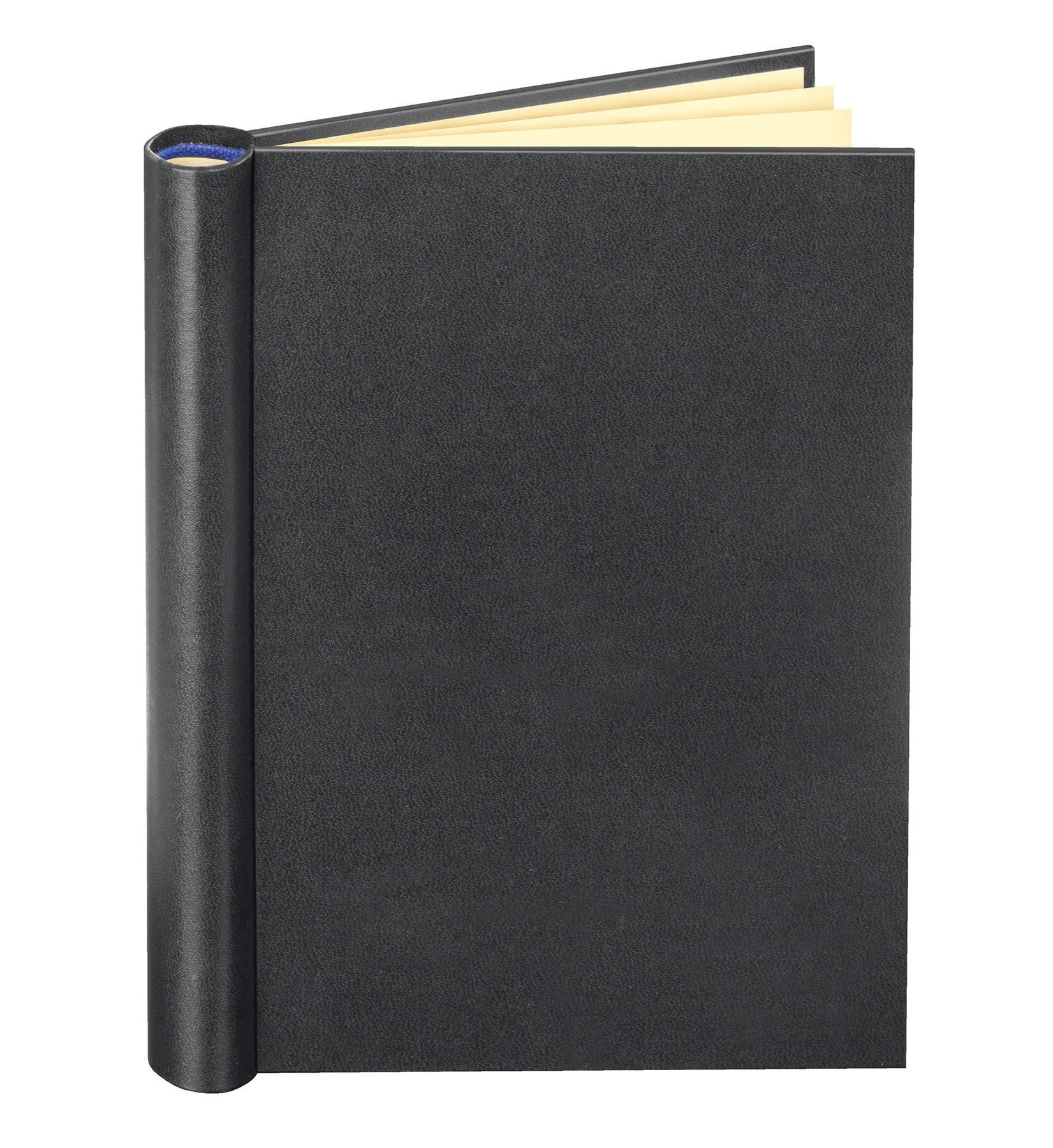 VELOFLEX 4954080 – Clamp Binder DIN A5 with Leather Grain Filling Height Max. 22 mm Black Pack of 1