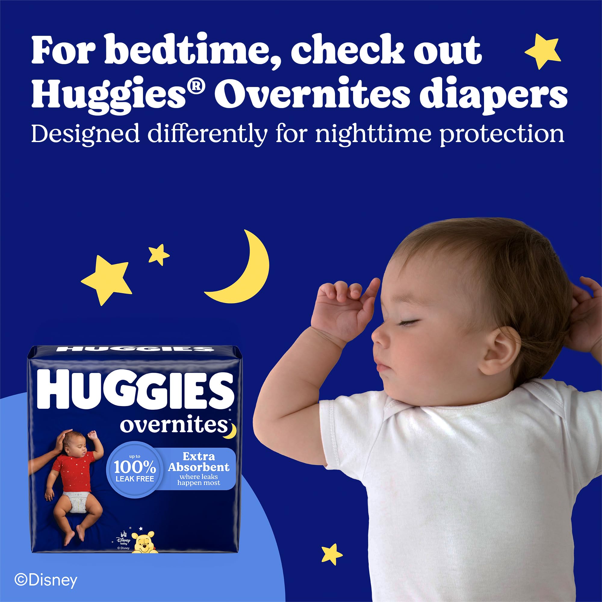 Huggies Size 1 Diapers, Snug & Dry Newborn Diapers, Size 1 (8-14 lbs), 128 Count, Packaging May Vary