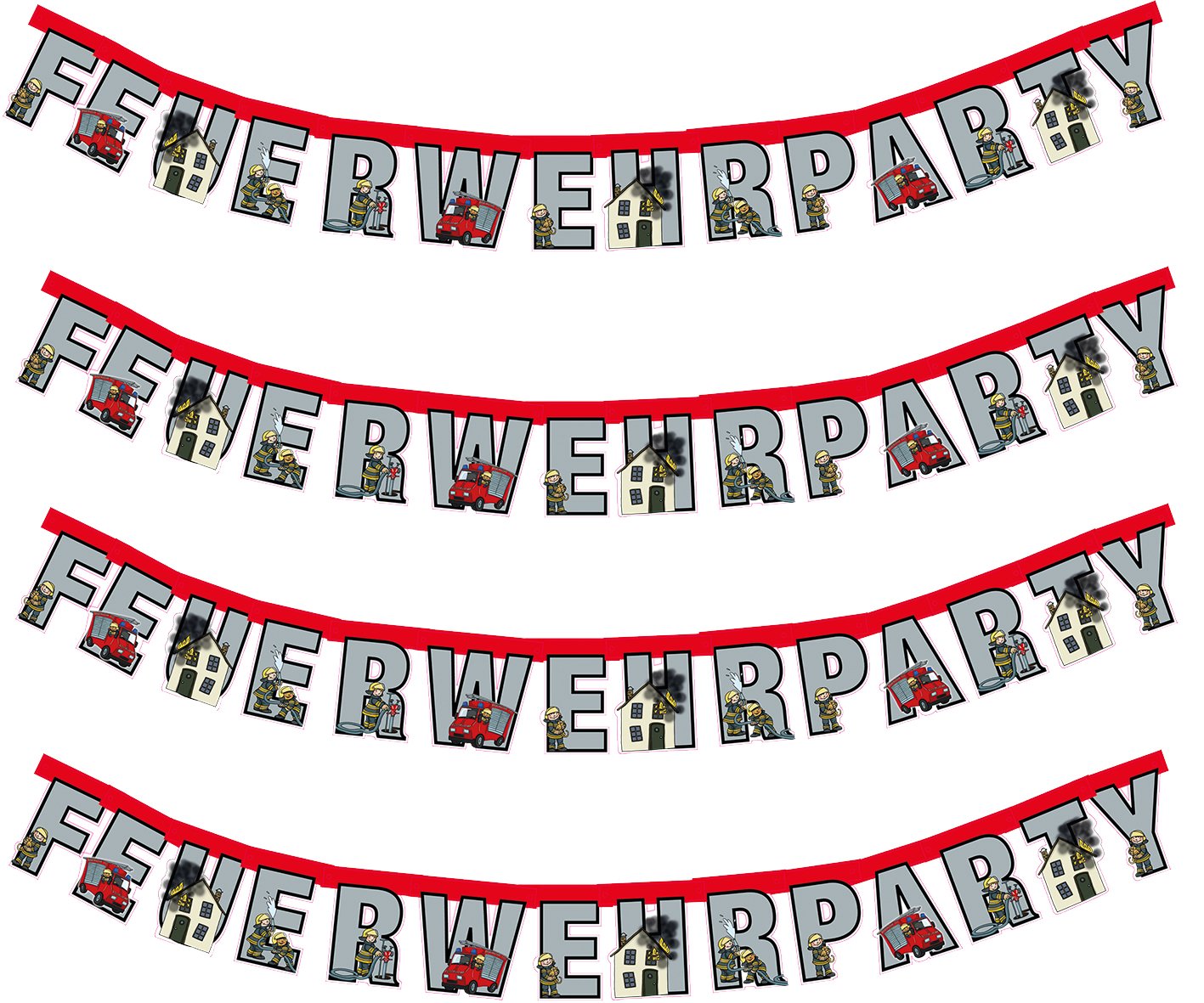 tib Fire Brigade Letter Garland