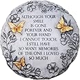 Spoontiques - Garden Décor - Bronze Butterfly Stepping Stone - Decorative Stone for Garden