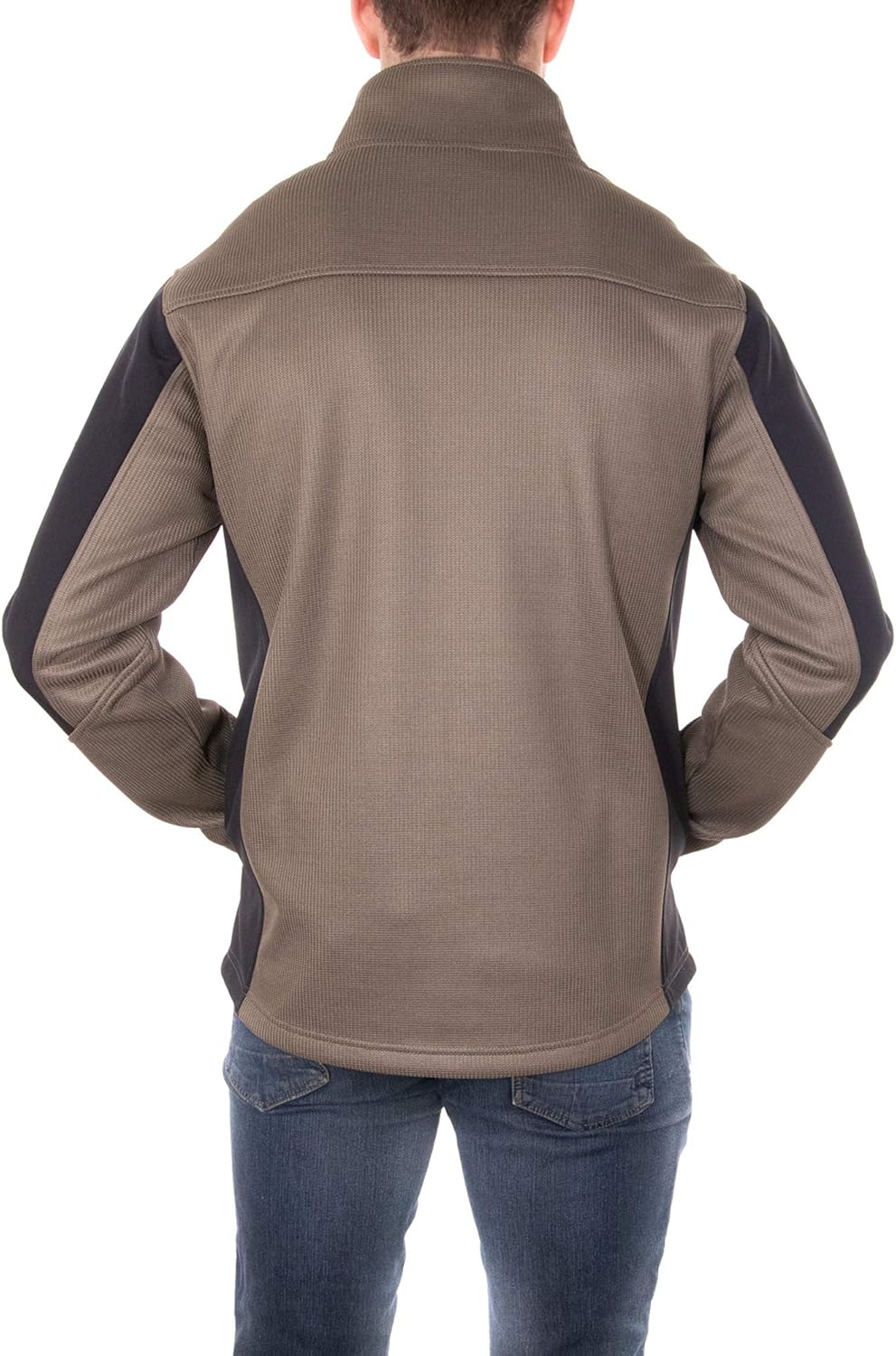 Swiss Alps Mens Sweater Knit Fleece Lined Zip-Front Jacket at  Men’s Clothing store
