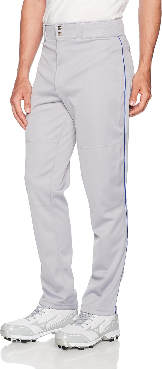 Grey/Royal XXLarge Wilson Mens Classic Relaxed Fit Piped Baseball Pant