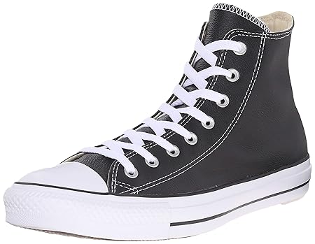 Converse Schuhe Sneaker Chucks ALL STAR HI Classic Lea Leder black
