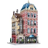 Wrebbit3D Hotel 3D Puzzle | Urbania Collection | 295 Jigsaw Puzzle Pieces | Charming and Unique Streetscape of a Small Town