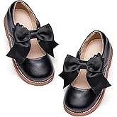 Otter MOMO Toddler Little Girls Oxford Shoes Mary Jane Flat T-Strap School Uniform Party Dress Shoes