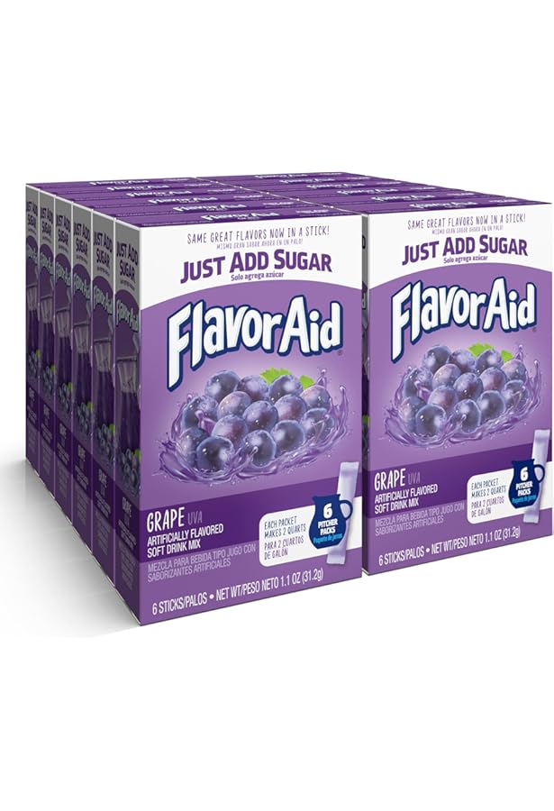 Amazon.com : Flavor Aid Cherry Unsweetened Drink Mix Pitcher