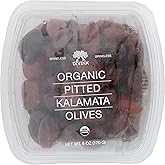 Divina, Organic Pitted Kalamata Olives, 6 Ounce
