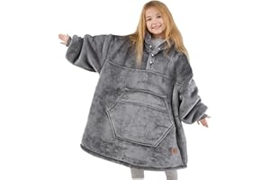 Degrees of Comfort Wearable Blanket Hoodie for Adults Women & Men - Cozy Warm, One Size Fits All