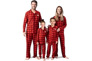 Rnxrbb 2024 Family Christmas Pajamas Matching Sets Holiday Xmas Christmas Pjs Jammies for Women Men Couples Adult Kids
