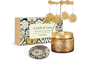 CURIMAMA Mothers Day Gifts for Mom, Sunflower Gifts for Women, Funny Birthday Gift for Mom, Grandma, Rotating Scented Candles Gift for Sisters Friend, Anniversary Present for Her Wife Girlfriend