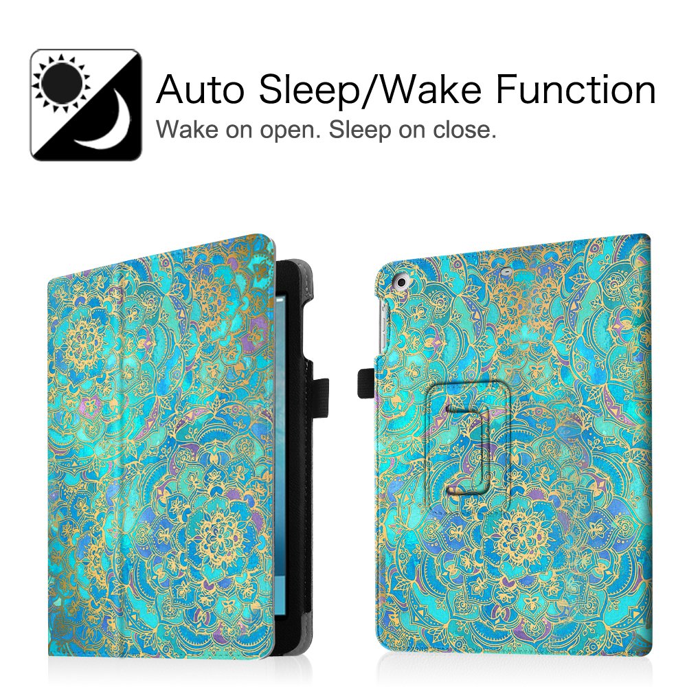 Folio Stand Smart Leather Case Cover For New Apple iPad 5 iPad