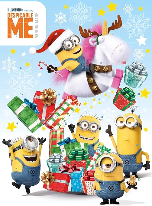Minions Calendrier de l'Avent avec du chocolat 75g: Amazon.fr: Epicerie