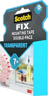 Scotch FIX Transparent Double Sided Tape 19 mm x 5 m Indoor Use view 5