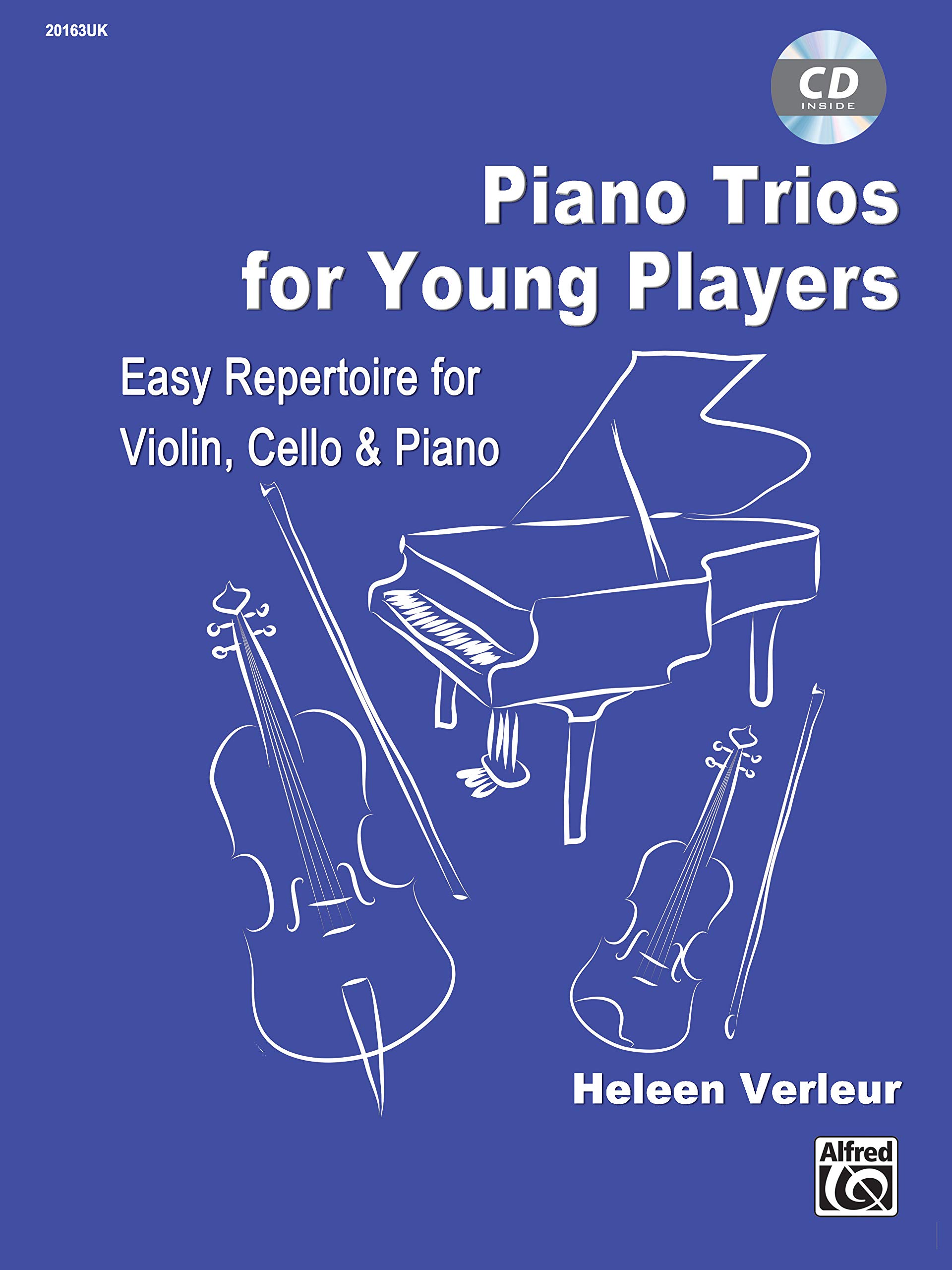 Amazon Com Piano Trios For Young Players For Violin Cello Piano Parts Cd Suzuki Method Supplement 9781470611774 Verleur Heleen Books